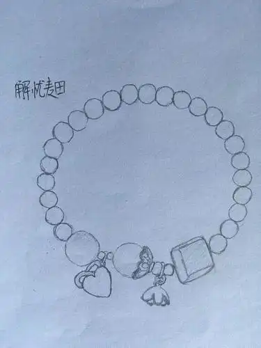自己设计的手链～求评价,求喜欢