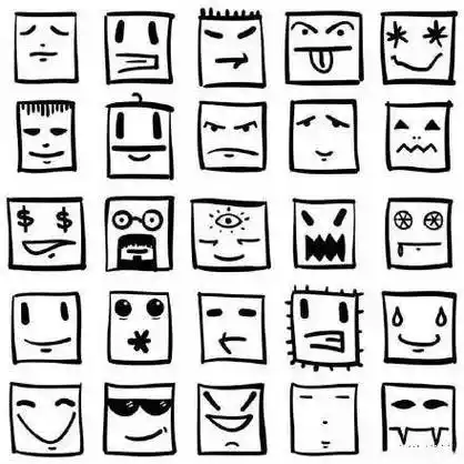 表情包简笔画 表情包简笔画沙雕