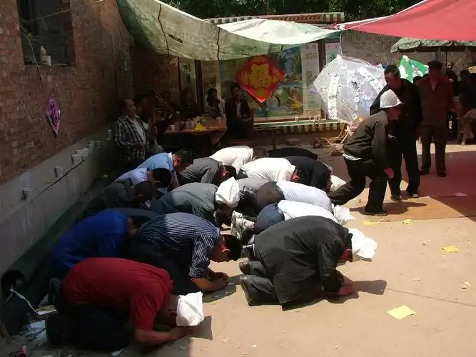 汪波成先生葬礼现场