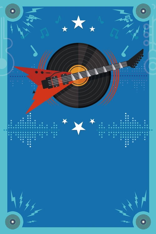 电子音乐海报背景