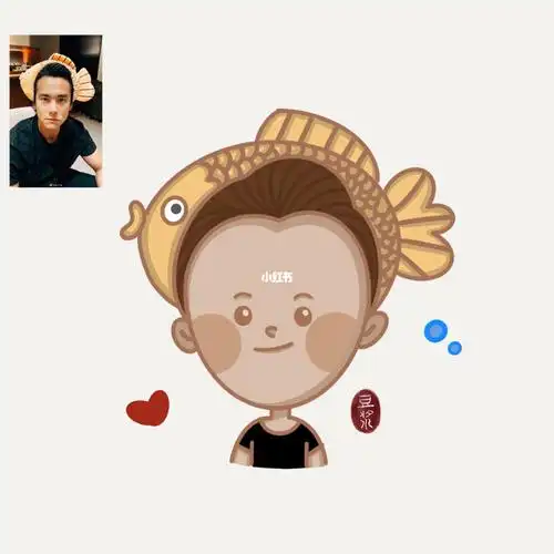 手绘头像彭于晏q版头像