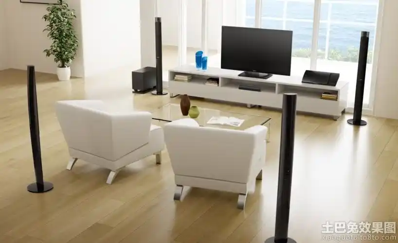 客厅高档家庭影院音响图片设计图片赏析--土巴兔装修效果图