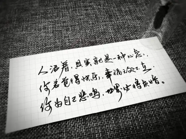 10句有深度有品味的句子,句句都是人生哲理!