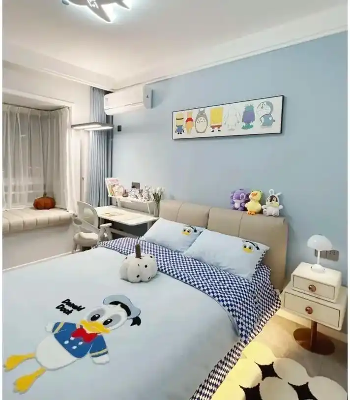 儿童房刷鲜亮颜色太好看了!