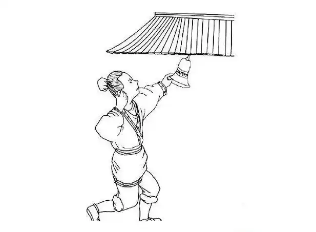 掩耳盗铃故事漫画简笔画简单掩耳盗铃简笔画成语大全掩耳盗铃简笔画