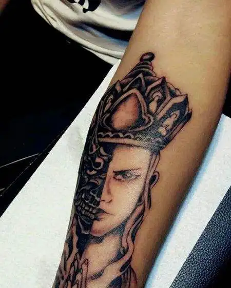 手臂唐僧一念之间纹身图案