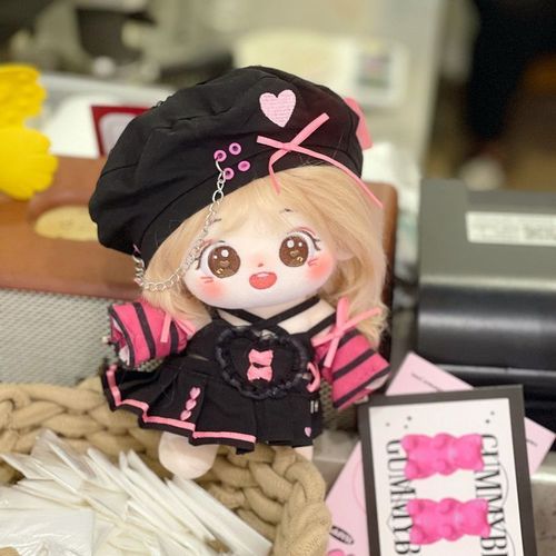 blackpink组合朴彩英20cm棉花娃娃超萌可爱玩偶q版爱豆毛绒公仔