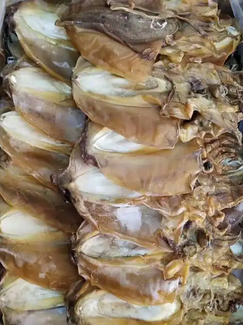 北海纯淡大墨鱼干乌贼目鱼 渔船淡晒墨鱼乌鱼海鲜干货