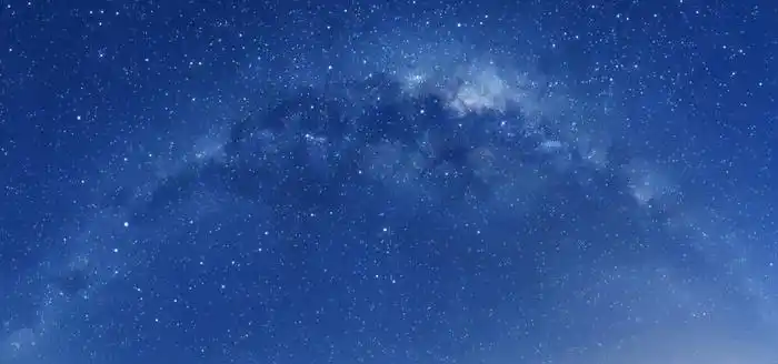 蓝色星空背景图 - 菜鸟图库