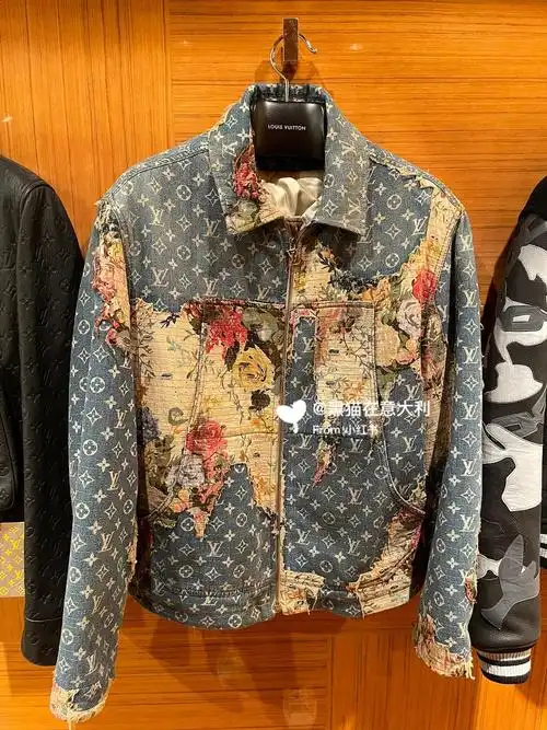lv 花卉牛仔外套44/48/50/52/54