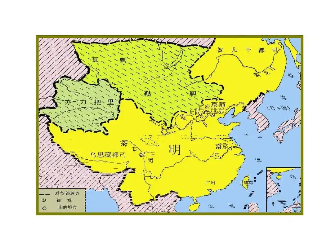 明朝疆域图