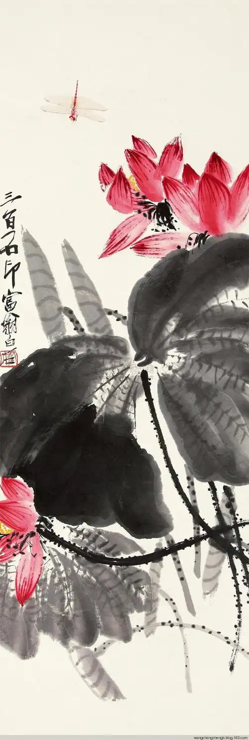 齐白石 荷花作品欣赏 - 好网角收藏夹