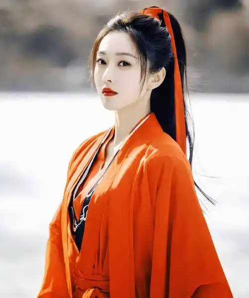 女明星的红衣造型_古装_漂亮_柳惜音