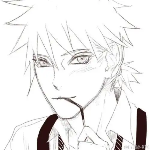 火影忍者简笔画四代