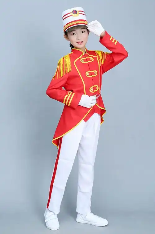 鼓号队演出服装鼓号队服装新款鼓号队服装中小学生鼓乐队服儿童仪仗队