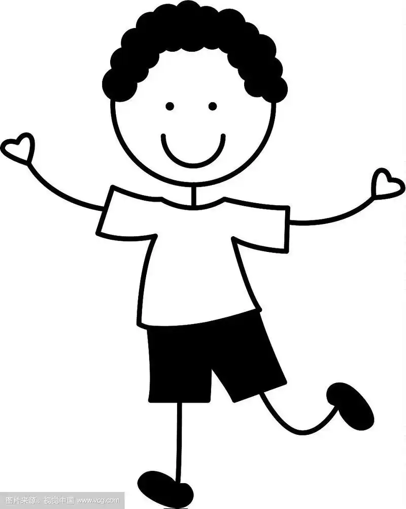 可爱的小男孩性格