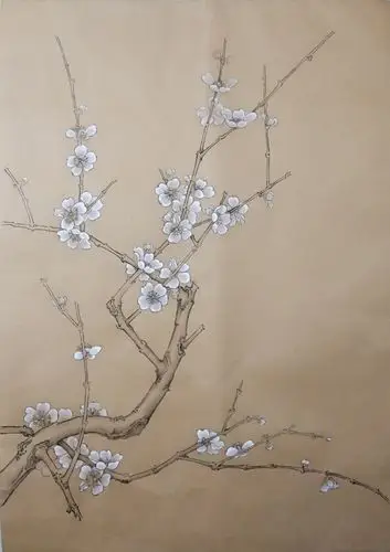 第十七课笔记～工笔画梅花～(2019-3-3)