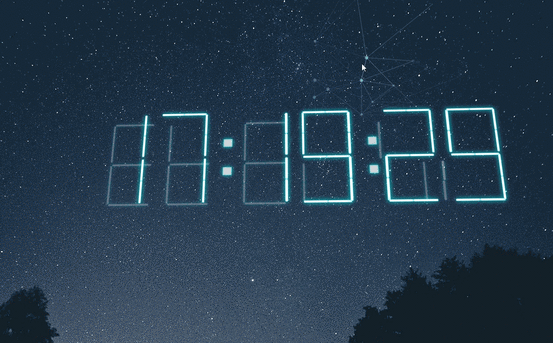 wallpaper engine 动态酷炫时钟壁纸图片预览资源详情软件 壁纸已经