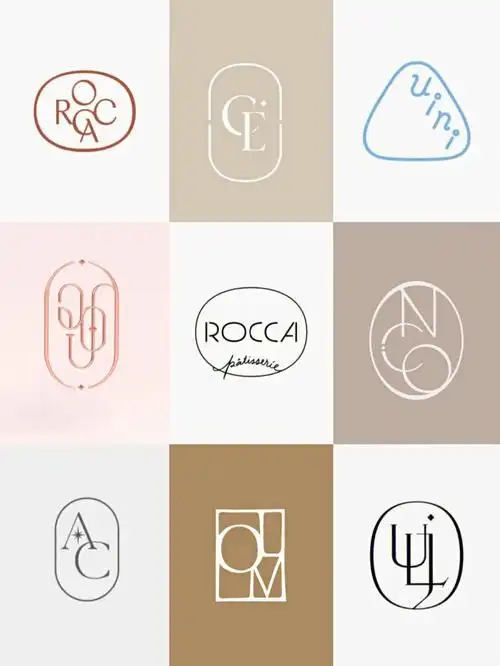 logo极简字母外轮廓logo设计分享