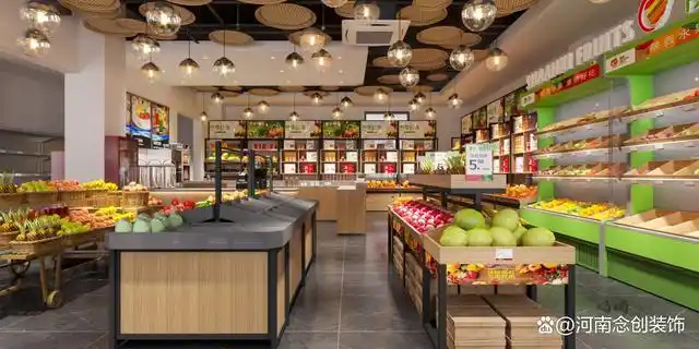 郑州水果店装修设计如何能够让顾客源源不断_店铺装修公司