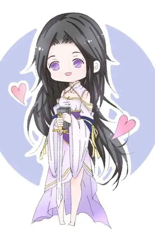 王者荣耀q版情侣壁纸之紫霞仙子