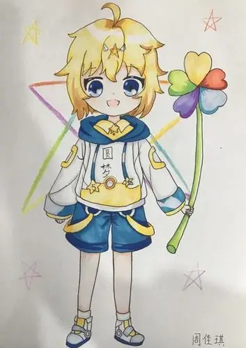 潍坊美加实验学校六年级1-6班《班级吉祥物》作品展示