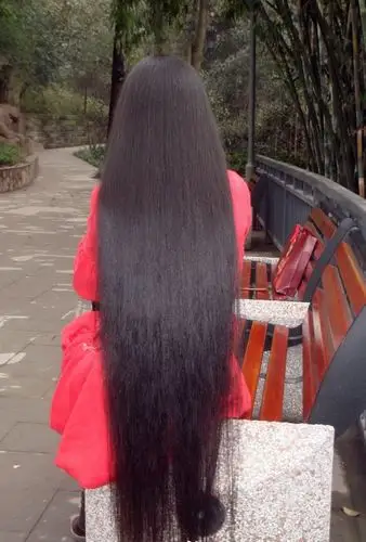 可爱姑娘chenchen的柔顺长发2