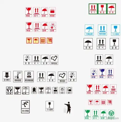 包装箱标识png素材透明免抠图片产品实物