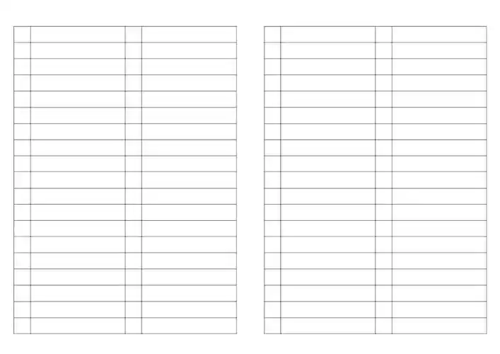 小学数学作业本格式二式