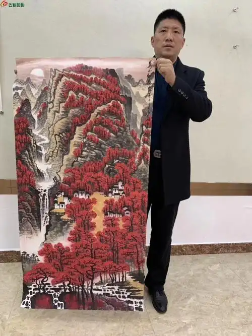 [欣赏] 当代著名画家王大为先生红色经典 ——《万山红遍》