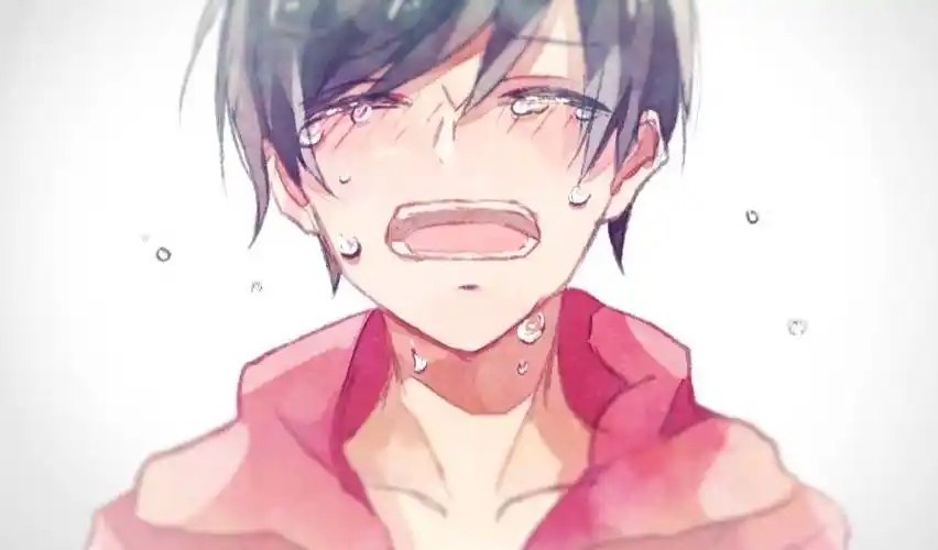 沐湷搬运二次元 动漫 阿松 小松 男 少年 哭泣 pixiv作者id=56758286