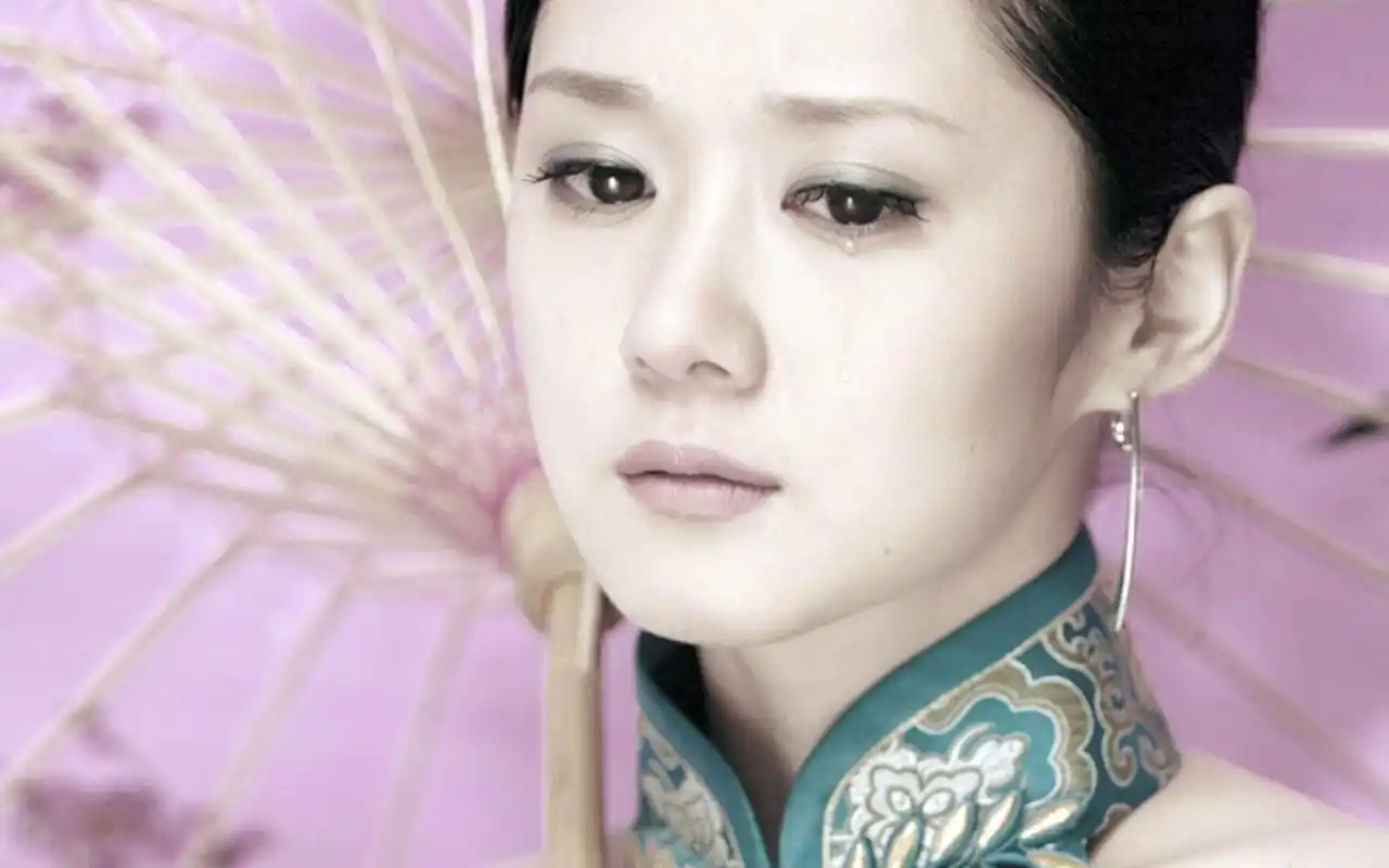 古典旗袍美女张娜拉唯美写真电脑壁纸