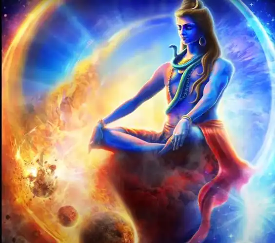 梵天与毗湿奴找到了他说: "你毁灭了万物 之后创世循环就交给你了"