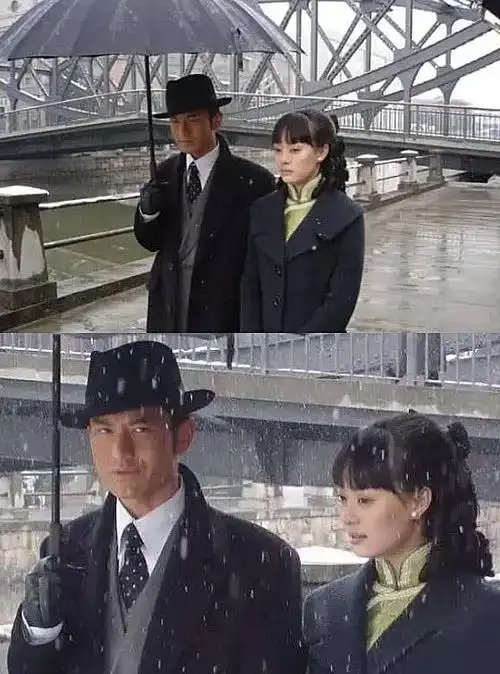 同样都是给冯程程撑伞,黄晓明比发哥差太多!