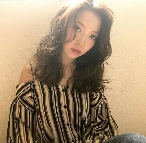 日式发型中长发图片女,日系图片,发型图片