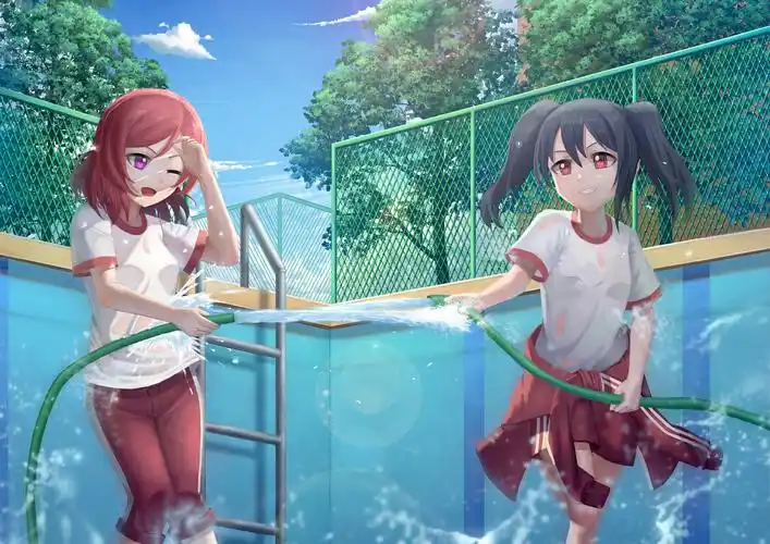 lovelive泳池妮可/真姬|插画|插画习作|小傻改2