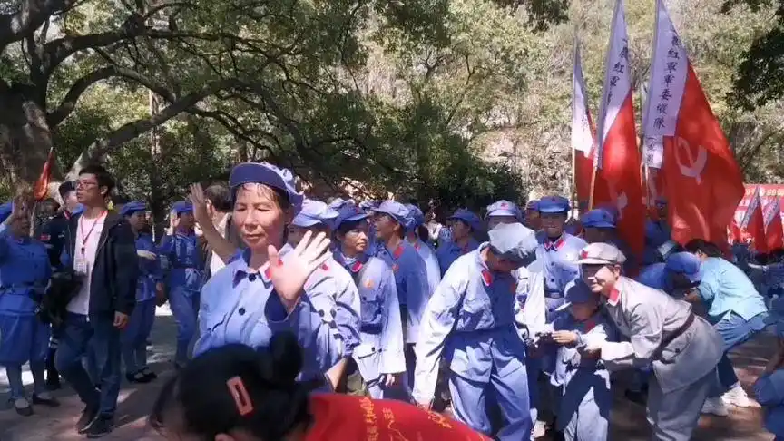 小红军 #送别#出发 #长征出发地瑞金 #长征第一山云石山