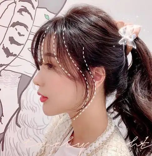 减龄又显脸小的刘海,韩国女生的常见发型,时髦又洋气!