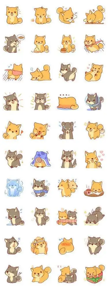 卡通简笔画小动物动物头像表情包简笔画企鹅简笔画小动物彩色蓝色可爱