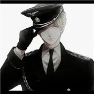 二次元军装帅哥头像,动漫头像图片