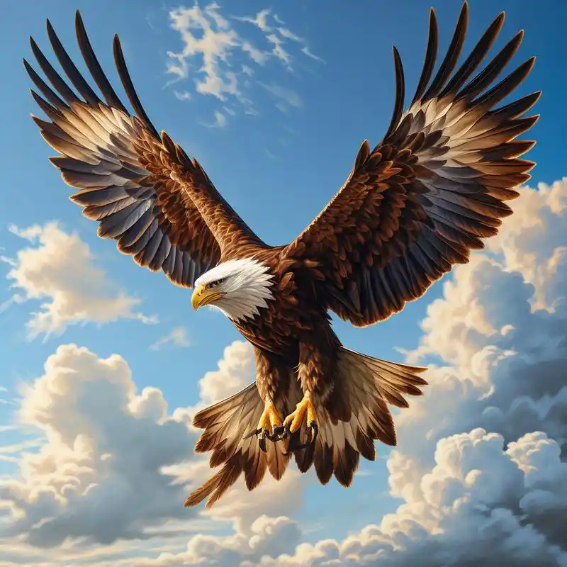 07霸气老鹰头像精选97 翱翔天际的老鹰,象征着力量与自由.