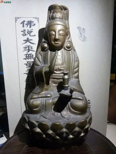 民国晚期大观音一座