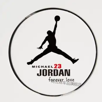 nba飞人乔丹23号油箱盖贴篮球汽车贴纸个性反光车贴jordan白加红50cm