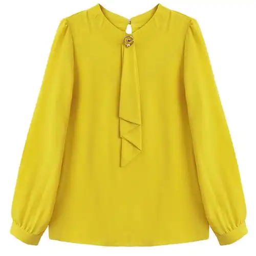 雪纺衫女长袖2018春装新款洋气上衣夏季潮女装时尚小衫气质打底衫