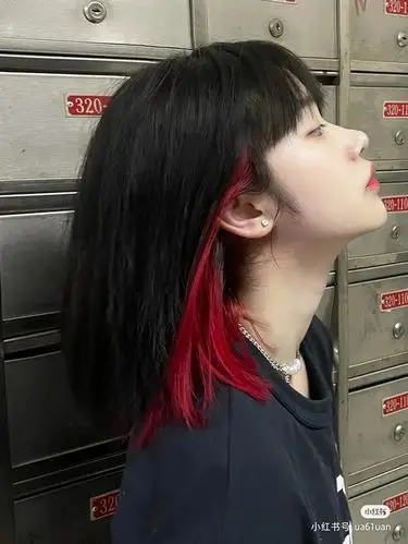 挂耳染,黑发,配什么颜色好看