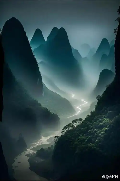 小说里真实存在的十万大山,山峦重叠起伏,震撼人心!太美了!