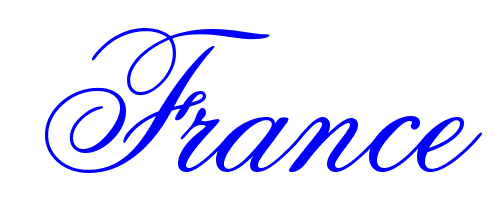 france的艺术字怎么写