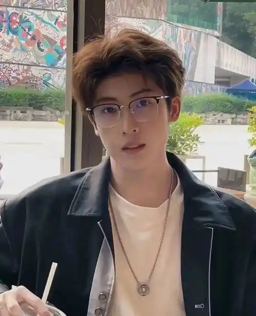 适合戴眼镜的男生发型