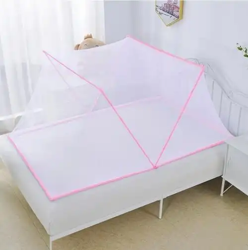 音折叠单人便携式抖折叠安装单人蚊帐便携式大人蚊帐成人免架