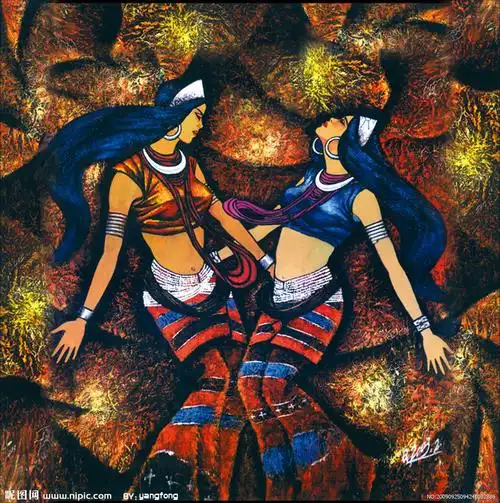 佤族设计图__绘画书法_文化艺术_设计图库_昵图网nipic.com